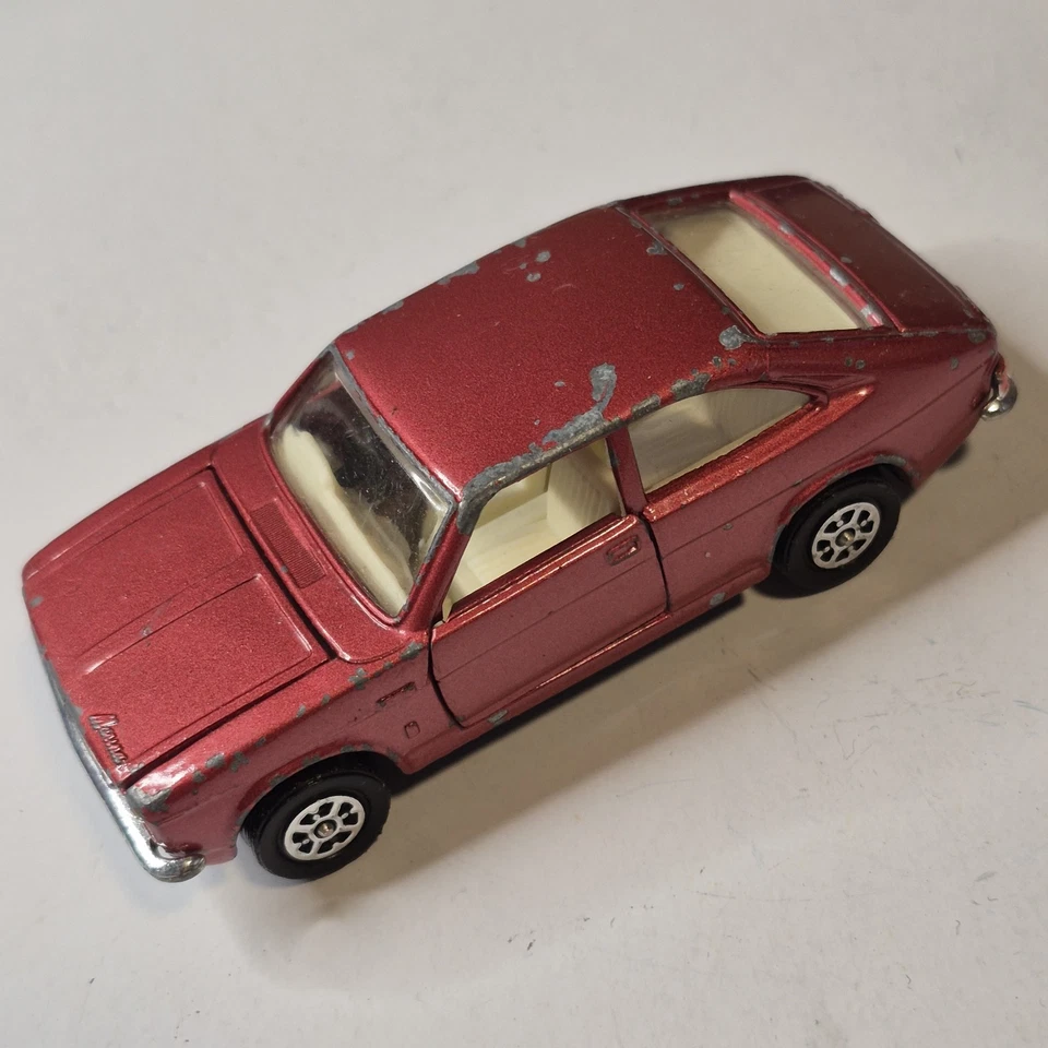 Rare Corgi 306 Morris Marina Coupe Whizzwheels Rust Brick Red Model Car - Image 1 of 4