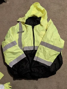 ORR Mens 3XL XP 107 REFLECTIVE FIeece Insulated Protective Coat Double Lining - Picture 1 of 7