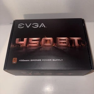 EVGA 450 BT 80+ Bronze 450W Power Supply With Original Box and Insert - Picture 1 of 4