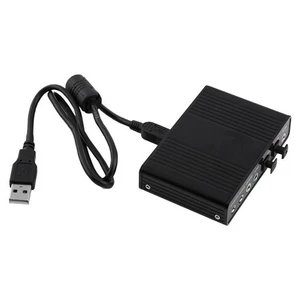 Channel External USB 5.1 Optical Audio Fiber Sound Card S/PDIF for Laptop PC NEW - Picture 1 of 9