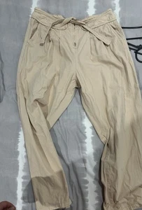Seed womens pants size 16 tapered ankle Tie waist has pockets - Picture 1 of 4
