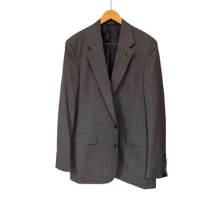 Blazer Abrigo Deportivo Chaqueta De Colección Palm Beach Bradford Gris Mezcla Lana Worsted XL 44 - Imagen 1 de 6