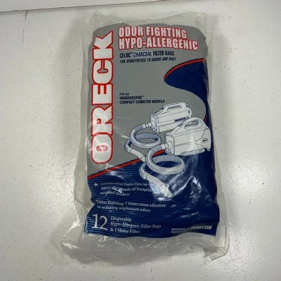 Bolsas para aspiradora Oreck Housekeeper Compact PKBB120F selladas 12 bolsas de filtro Foto 1 de 4
