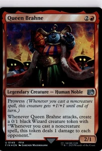 MTG FINAL FANTASY FOIL Queen Brahne U 149 NM Pack Fresh ActualScan of Card - Picture 1 of 1