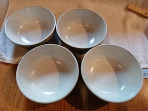 4 Denby Artisan 5½" Berry Fruit Cereal Soup Bowls – Rustic Brown Stoneware  - Picture 1 of 10