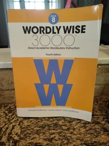 WORLDLY WISE 3000 Direct Academic Vocabulary Instruction 4th Ed Book 8 Clean - Picture 1 of 5