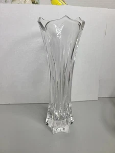 Gorham Crystal Bud Vase Lotus Made in Germany Vintage 9x3 - Picture 1 of 4