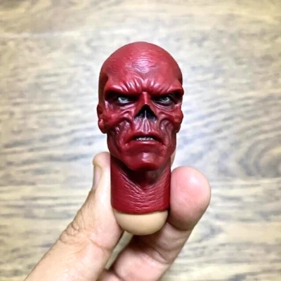 1/6 HOT TOYS : FIGURE MMS167 CAPTAIN AMERICA RED SKULL : REDSKULL HEAD SCULPT - Image 1 of 4