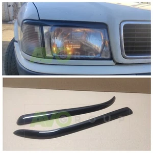 Headlight Eyelids for AUDI 80 B4 1991-1996 ABS Gloss v1 - Picture 1 of 12