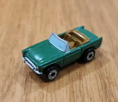 Vintage Micro Machines Galoob Sunbeam Alpine Tiger Car Green Tan Seats 1996 LGTI - Image 1 of 4