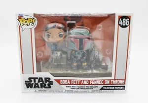 Funko POP! Moment: The Mandalorian - Boba Fett & Fennec on Throne - Picture 1 of 6