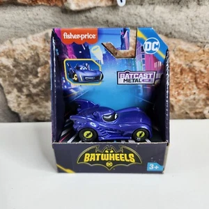 Fisher Price Bat Wheels - Bam the Batmobile Batcast Metall 1:55 Brandneu - Bild 1 von 7