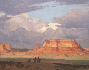 Edgar Payne Red Mesa Monument Valley Utah Leinwandbild 16 x 20 - Bild 1 von 4