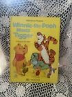 Vintage Walt Disney Winnie-The Pooh Meets Tigger A Big Golden Book 1977