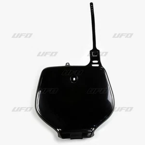 UFO Yamaha Motocross Font Number Plate Board YZ 125 250 1992 - 1999 Black - Picture 1 of 1