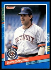 1991 Donruss #342 Dave Bergman Detroit Tigers