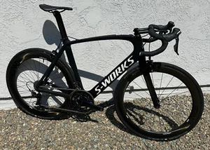 2013 Specialized Venge S-Works Dura-Ace ENVE 4.6 SES Satin (Naked) Black 58 cm - Picture 1 of 10
