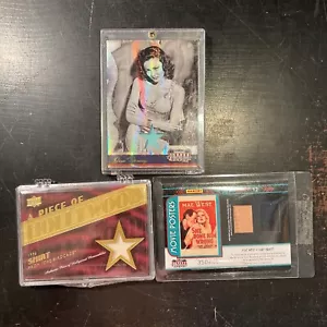 3 tarjetas reliquias de Hollywood - Póster de la película Panini Donruss Birdcage Tierney Grant - Imagen 1 de 8