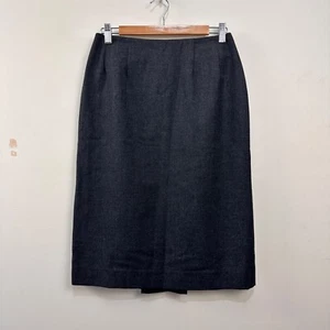 Fletcher Jones Nueva Falda Lápiz Lana 12 Gris Oscuro Empresa Corporativa - Imagen 1 de 18