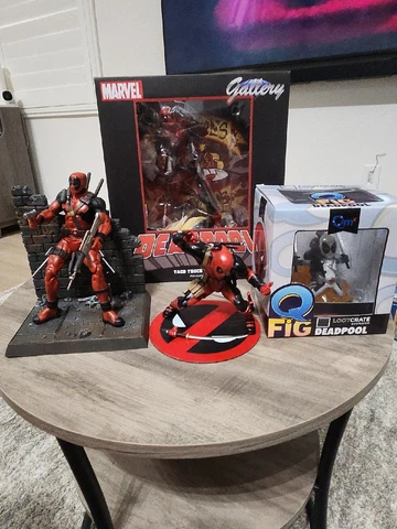 DEADPOOL Action Figure Lot. Taco Truck Edition 2018 9" NEW + 3 Figurines Cover