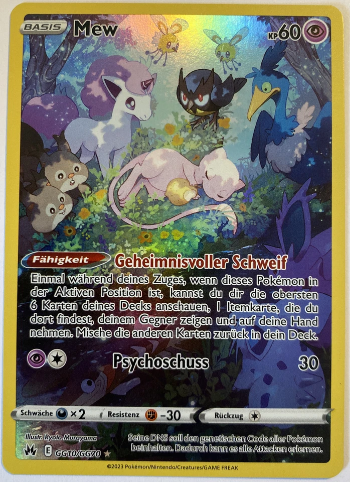 Pokemon Mew Art Rare | Deutsch GG10/GG70 Zenit der Könige | Near Mint - Bild 1 von 2