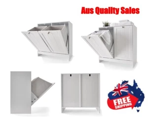 Laundry hamper cabinet is perfect for sorting and storing all your laundry - Picture 1 of 6