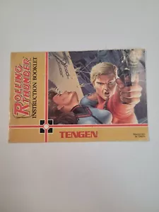 Rolling Thunder MANUAL ONLY EN NES Free Shipping in Canada !! - Foto 1 di 7