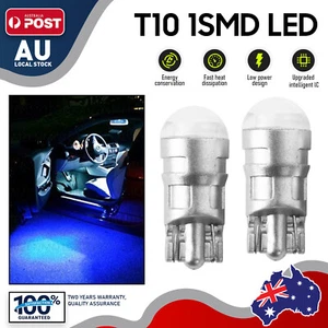 2X T10 LED 3030 SMD Car Side Wedge Parker Light Globe Blue Bulbs 168 194 W5W - Picture 1 of 13