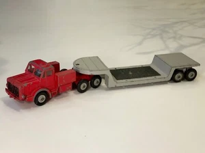 Thornycroft Antar Low Loader Transporter Lorry/Wagon - Dinky Toys- 986 - Vintage - Picture 1 of 2