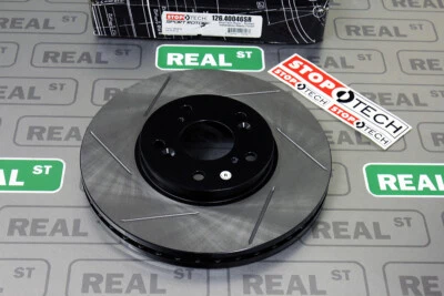 StopTech Sport Slotted Brake Rotor Front Right Acura TSX 04-14 K24A2 TL 99-08 - Image 1 of 4