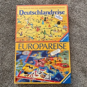 Ravensburger Deutschlandreise and Europareise Board Games (German) (VTG) - Picture 1 of 15