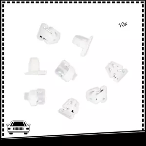 10PCS For CRV Civic Clips Exterior Door Side Moulding Bumpstrip Plastic Trim - Picture 1 of 8