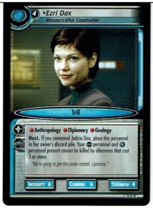 STAR TREK CCG 2E WHAT YOU LEAVE BEHIND RARE CARD EZRI DAX 14R79 ex - Picture 1 of 1