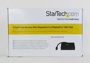 Startech.Com 3 Port Multi Monitor Mini Displayport to Displayport MSTMDP123DP - Picture 1 of 3