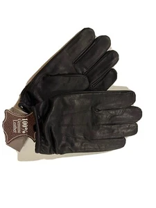 POLICE Leather Gloves - Leather CUT RESISTANT PATROL DUTY SEARCH GLOVES