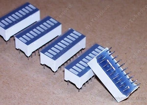 5x BARGRAPH Array LED AZUL 10 Segs Alta Intensidad Brillante [para Arduino] EE. UU. - Imagen 1 de 6