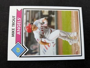 2021 Topps Montgomery Club Baseball Card # 20 Mike Trout - Los Angeles Angels - Picture 1 of 3
