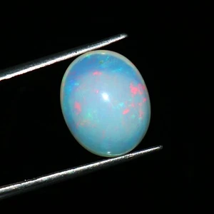 Ópalo de fuego cabujón ovalado etíope piedra preciosa natural suelta tamaño 15x12x8 mm 7,60 quilates - Imagen 1 de 3