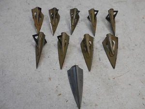 9 vintage bear broadheads with bleeder blades + 1 ma3 broadhead - Picture 1 of 4