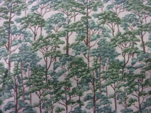 WINDSOR COLLECTION TREES COTTON FABRIC REMNANT 3 YARDS HOFFMAN INTERNATIONAL - Picture 1 of 6