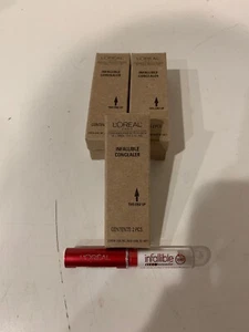 Lot Of 10 L'OREAL #684 MEDIUM/DEEP INFALLIBLE CONCEALER, ANTI-DARK CIRCLES 16Hr - Picture 1 of 7