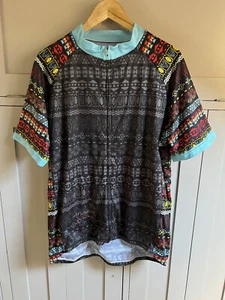 Maglia ciclismo uomo Scimitar Ethnic | Nero/Grigio/Blu | 3XL | - Foto 1 di 6