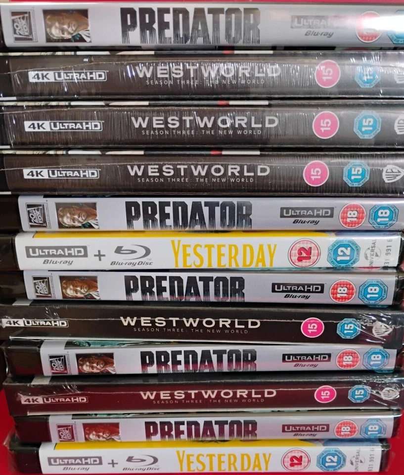 VARIOUS 4K ULTRA HD & BLU RAY NEW SEALED FREEPOST - MULTI PURCHASE DISCOUNT - Image 1 of 1