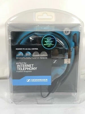 SENNHIESER PC26 USB HEADSET - Noise Canceling Mic USB Headset - PC & MAC - NEW - Image 1 of 4