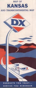 1961 DX Road Map: Kansas NOS - Picture 1 of 1