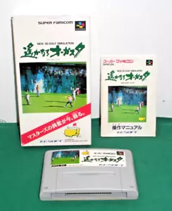 SNES -- HARUKANARU AUGUSTA -- Can save! Boxed. Super famicom. Japan game. 11981 - Picture 1 of 15