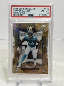 2022 Panini Gold Standard - Travon Walker White Gold /49-PSA 8! Pop 1! Jaguars - Picture 1 of 3
