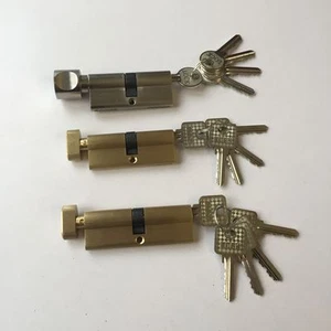 Thumb Turn Cylinder Euro Barrel Lock UPVC Wood Door Anti Pick Drill 5/12/20 Keys - Picture 1 of 20