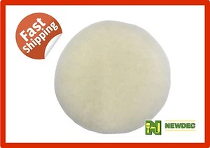 BUFF PAD SHEEPSKIN 7” 178MM AUSTRALIAN CUT BUFFER POLISHER WOOL AUTO CAR WAX - Picture 1 of 2