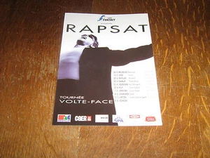 PIERRE RAPSAT FEUILLET PROMO TOURNEE VOLTE-FACE (9) - Picture 1 of 1